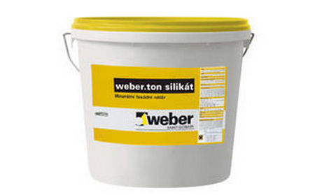 Фасадная силикатная краска weber.ton silikat, 25 кг