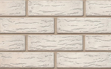 Керамический облицовочный кирпич пустотелый ЛСР (RAUF Fassade) белый рустик, 250*85*65 мм