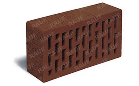 Керамический облицовочный кирпич пустотелый ЛСР (RAUF Fassade) коричневый тростник М175 250*120*65 мм