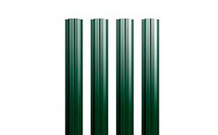 Штакетник П-образный Grand Line PE 0,5 GL зеленый, 2 м