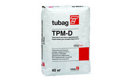 Трассовый раствор с дренажными свойствами quick-mix TPM-D04, 40 кг
