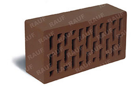 Керамический облицовочный кирпич пустотелый ЛСР (RAUF Fassade) коричневый гладкий М175 250*120*65 мм
