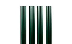 Штакетник М-образный Grand Line PE 0,5 GL зеленый, 1,8 м